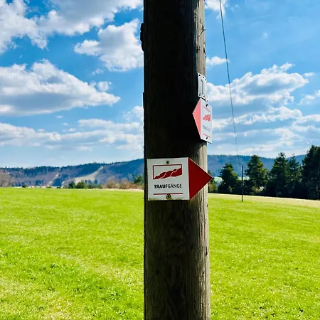 Panoramablick Mit Premium-wanderwegen Vor Der Haustuer * Albstadt