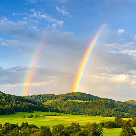 Lägenhet Panoramablick Mit Premium-wanderwegen Vor Der Haustuer