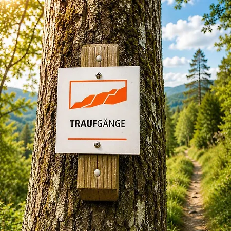 아파트 Panoramablick Mit Premium-wanderwegen Vor Der Haustuer 알브쉬타트