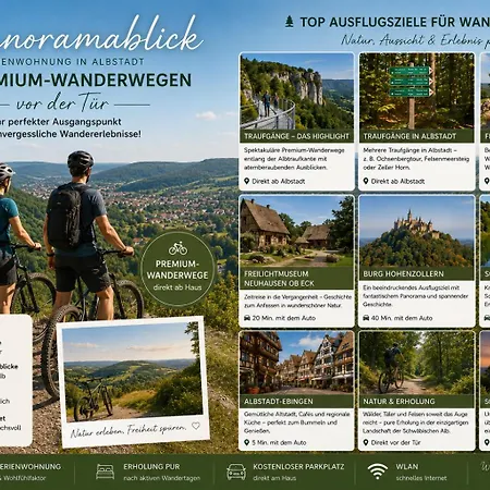 Lägenhet Panoramablick Mit Premium-wanderwegen Vor Der Haustuer