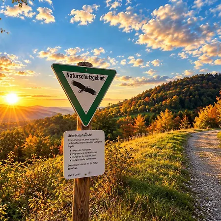 Panoramablick Mit Premium-wanderwegen Vor Der Haustuer Appartement Albstadt